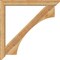 Ekena Millwork Westlake Slat Rough Sawn Bracket w/ Offset Brace, Western Red Cedar, 6"W x 48"D x 48"H BKT0604X48X48WTL06RWR - alternate 4